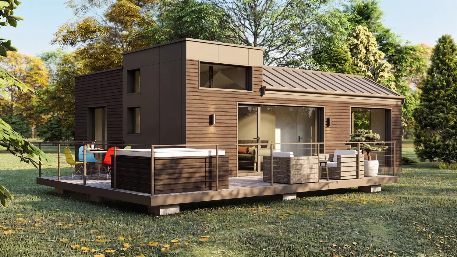 Kubo Loft Grande — exterior con terraza