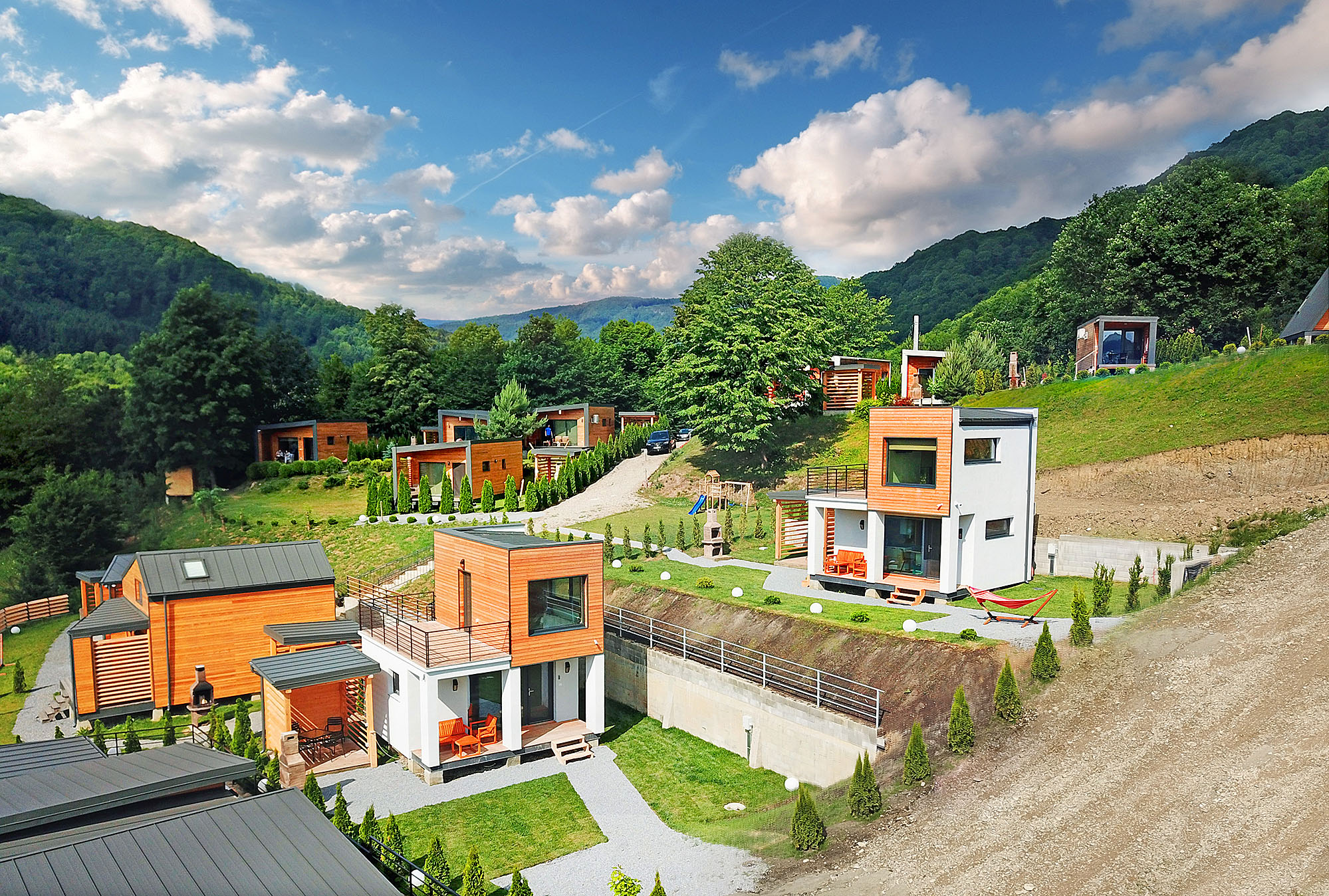 Kubo village — units in nature, Romania